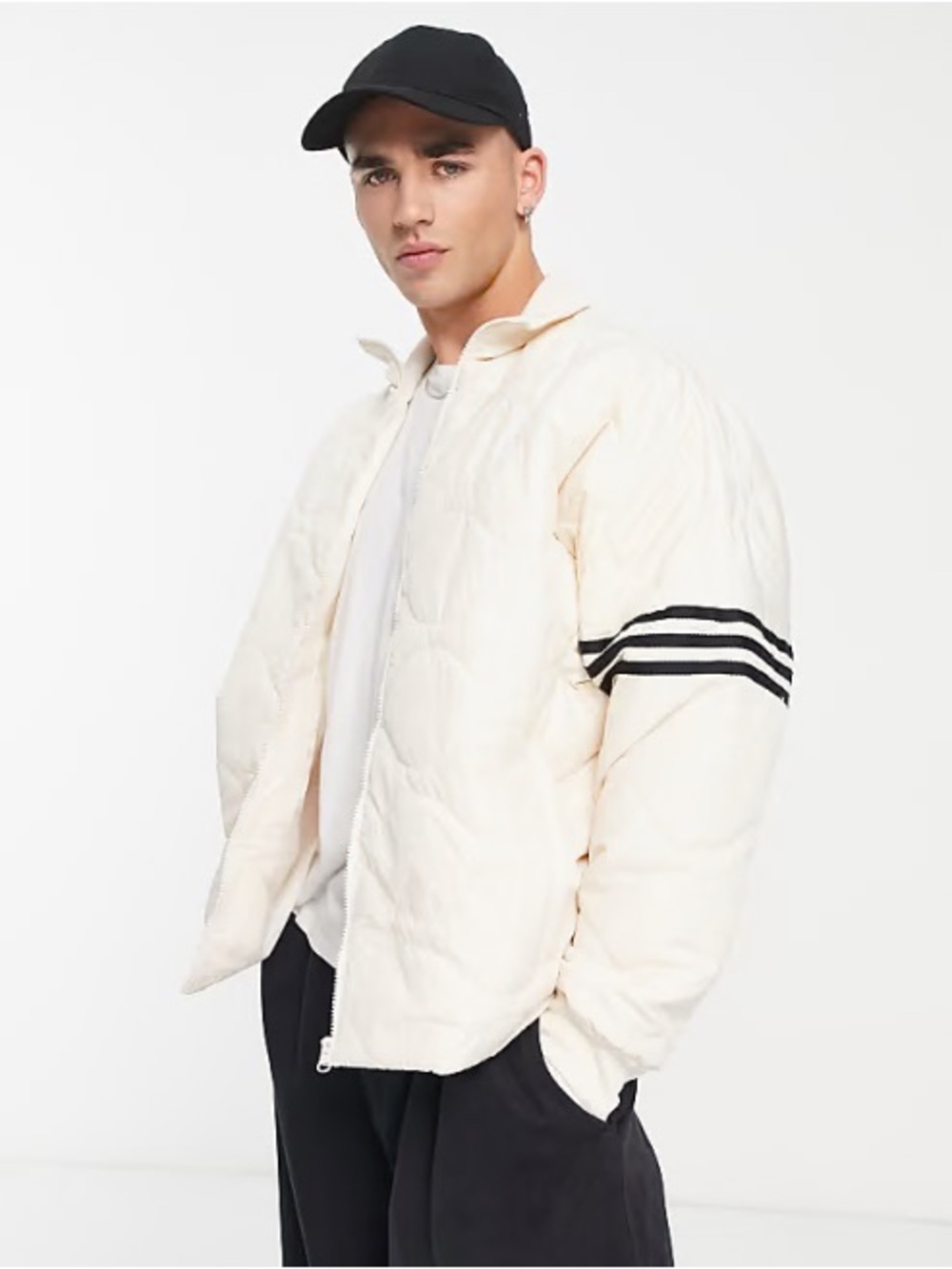 Adidas Adicolor Neuclassics Jacket cream ivory black men’s